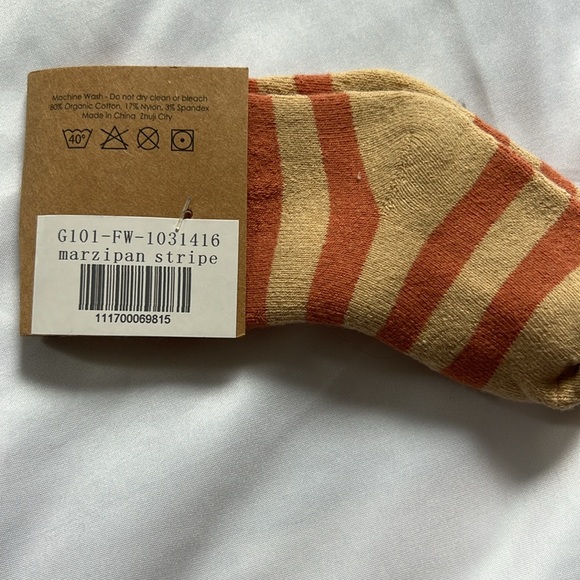 NWT Set of 2 Pairs of Kate Quinn Striped Socks 6-12M - Picture 2 of 3